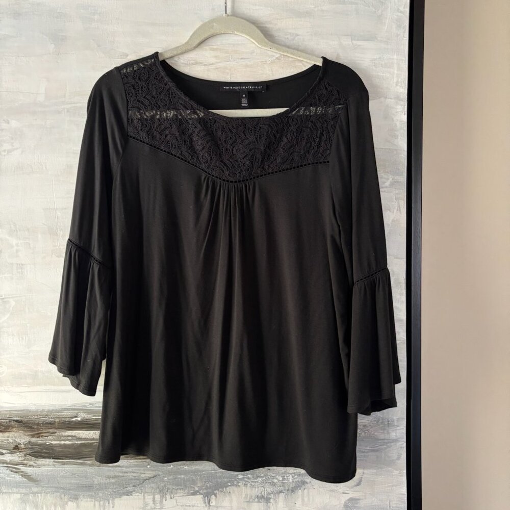 WHBM top, black size Medium